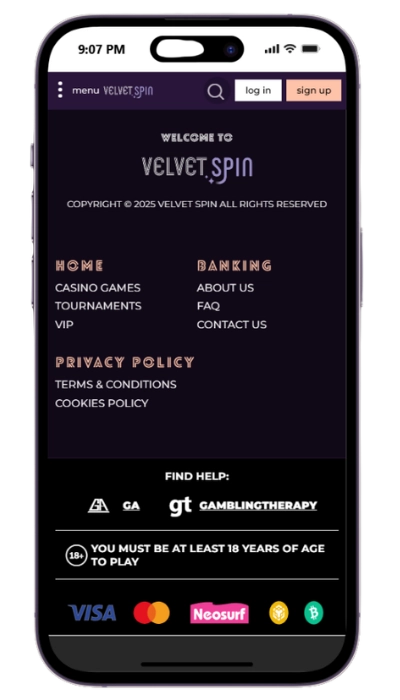 Velvet Spins Official Website